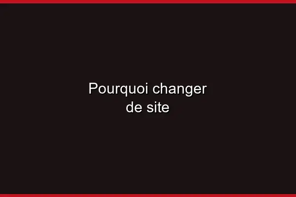 Pourquoi chercher une alternative